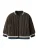 NAME IT Tussenjas ‘NMMMelody’  navy / chocoladebruin / wit