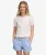 Korte Mouw Smock Top White