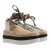 Stella McCartney Espadrilles – Gaia Striped Raffia Platform Espadrilles in meerkleurig