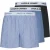 Jack & Jones Heren plus size wijde boxershorts geweven jactokyo 3-pack blauw/zwart