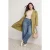 TRENDYOLMİLLA Dames Kaki Effen Lang Oversized Grote maten Trenchcoats