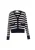 BLONDA Gebreid vest  navy / wolwit