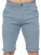 Enzo Heren Slim Fit Stretch Chino Shorts