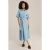 We Fashion Dress Mid Length Light Blue