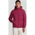 Rijk bordeauxrood softshelljack met fleece aan de achterkant van Lyle & Scott