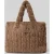 Guess Schoudertas van imitatiebont met labeldetail