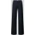 Christian Berg Woman Selection Stoffen broek met wijde pijpen en persplooien