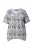 Ulla Popken Shirt  sand / lichtgrijs / zwart / wit