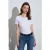 Dames Slim Fit Crew Neck T-Shirt