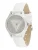 GUESS Analoog horloge  zilver / transparant / wit