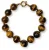 Bonnie Studios Armband Dames Brown Big Mixed Bracelet, Kleur: Bruin