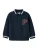 NAME IT Gebreid vest ‘ROHAN’  navy / donkerrood / wit