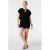 MS Mode denim slim regular waist short zwart