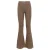 LOOXS little flared casual broek met panterprint bruin
