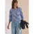 Basic Shirt met boothals en strepen