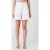French Connection Finley Denim Shorts Ecru