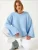 Bianco Lucci Oversized trui  lichtblauw