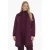 YOEK gebreide vest Plus Size met print – paars
