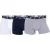 CR7 Heren boxershorts effen wit/blauw/grijs 3-pack