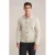 WE Fashion vest met wol fijn gebreid beige
