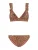 Shiwi Bikini ‘BOBBY’  neongeel / lichtroze / roestrood / zwart