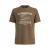s.Oliver regular T-shirt met backprint bruin