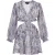 Faina Jurk Dames Blauw Veelkleurig