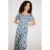 Mango Kids gebloemde jumpsuit blauw