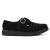 TUK Pointed Creeper Black Suede Monk Buckle Platform Shoes – A8139