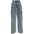 Denim cargobroek dames Urban Classics Mid Waist
