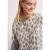 Shirt in burnout-look met leo-opdruk
