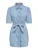 ONLY Blousejurk ‘ONLVIBBE’  blauw denim