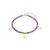 Luxenter 925 Sterling Zilveren Armband met Veelkleurig Kristal afgewerkt in 18K geel goud – Sten
