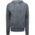 Boss Heren Heritage Geribbelde Raglan Volledige Rits Hoodie (Midden Grijs)
