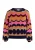 IZIA Jumper Dames Oranje Veelkleurig