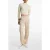 Michael Kors Satin Cargo Trousers In Beige
