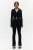 BENU Dames Zwarte Gebreide Broek
