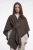 Rino & Pelle Poncho Marwa Taupe dames