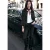 Street One Studio Dames Denim shirt met glitterdetails in Zwart