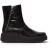Fly London dames zwarte leren rits met rits en enkellaarsjes – TARP553FLY