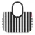 REISENTHEL Shopper  bloedrood / zwart / wit
