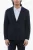 Ongevoerde enkelrijs WOE-blazer in blauw