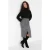 TRENDYOLMİLLA Dames Grijs Visgraat Midi Kokerrok- rok Kokerrok- rok Rokken