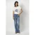 Dante6 -bella Wide Leg Jeans Washed Blue