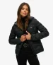 Gewatteerd Fuji Lite Wave Jack met Capuchon Black
