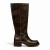 Windsorsmith Dames Espresso Bruine Kunstleren Kniehoge Rijlaarzen – Techniek