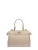 Roberta M Beige Rundleer Tas