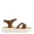 Graceland sandalen met panterprint bruin