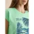 Cecil Dames Shirt met ronde hals en frontprint in Groen
