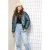 NoBell’ teddy reversible bomberjack blauw